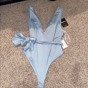 Deep V bodysuit